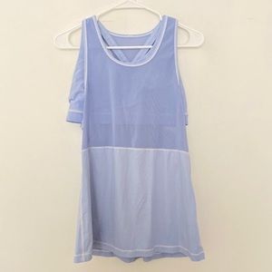 Lulu Lemon two in one mesh tank top. Size 10. Lightly worn.